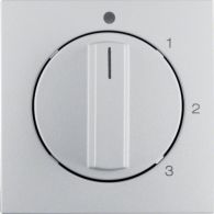 10961404 - Centre plate rot. knob for 3-step switch, neut. pos., B.7, al., matt, lacq.