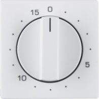 16326089 - Centre plate for mechanical timer, Q.1/Q.3, p. white velvety