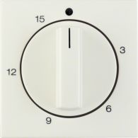 16328982 - Centre plate for mechanical timer, S.1, white glossy