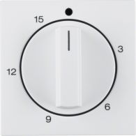 16328989 - Centre plate for mechanical timer, S.1/B.3/B.7, p. white glossy
