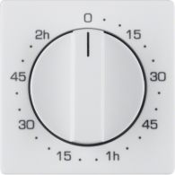 16336089 - Centre plate for mechanical timer, Q.1/Q.3, p. white velvety