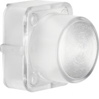 1221 - Cover for push-button/pilot lamp E10, 1930/glass/R.classic, clear, trans.