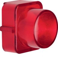 1222 - Cover for push-button/pilot lamp E10, 1930/glass/R.classic, red, trans.