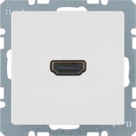 3315436089 - High definition soc. out. 90° plug connection, Q.x, p. white velvety