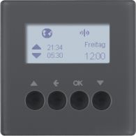 85745126 - KNX radio blind time switch quicklink, display, Q.x, ant. velvety, lacq.