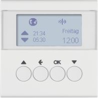 85745188 - KNX radio blind time switch quickl., display, S.1/B.3/B.7, p.white matt plastic
