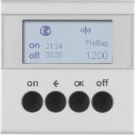 85745283 - KNX radio timer quicklink, display, S.1/B.7, al., matt, lacq.