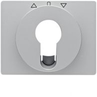 15047103 - Centre plate for key push-button for blinds/key switch, K.5, al., matt, lacq.