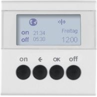 85745288 - KNX radio timer quicklink, display, S.1/B.3/B.7, p. white, matt, plastic