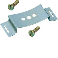 KZ060F - Fixing spring for DIN rail (10 pieces), 20mm wide with screw