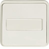 WNA025B - Cubyko LT push-button 1F with label holder composable white IP55