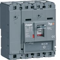 HMS041BC - Moulded Case Circuit Breaker h3+ P160 MAG 4P4D 40A 50kA CTC