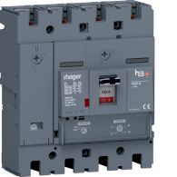 HET101DR - Moulded Case Circuit Breaker h3+ P250 TM ADJ 4P4D N0-100% 100A 70kA FTC
