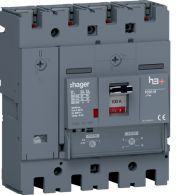HMT101DR - Moulded Case Circuit Breaker h3+ P250 TM ADJ 4P4D N0-100% 100A 50kA FTC