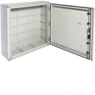 FL306B - Polyester wall mounting enclosure, Orion.Plus, plain door 850x850x300 mm