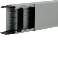 LFF6011007030 - Liféa trunking 60x110 with coupling and  2 cable retainer, grey