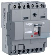 HNA041M - Moulded Case Circuit Breaker X160 4P 40kA 40A I mag 600