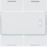 WXE314B - Cover KNX push button 4 gang with LED gallery pure