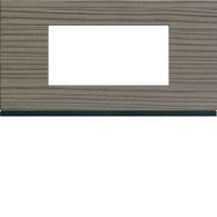 WXP4804 - Plate gallery 4 modules enteraxe 71mm grey wood material