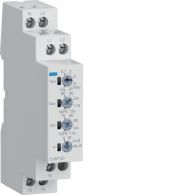 EUM100 - Voltage and phase control relay 1P+N/3P(N) 1 Change over contact