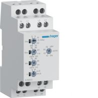 EUM200 - Voltage and phase control relay 1P+N/3P(N) 2 Change over contacts