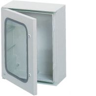FL271B - Porte,orion plus,vitrée,polyester,CL2,pour coffret,650x500x250mm