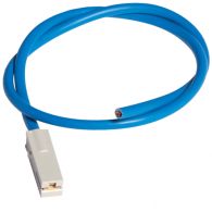 KZ051 - Câble de raccordement, 500mm, bleu, 6mm²,avec fiche, pour répartiteur multifiche