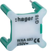 WXA693 - Voyant pour interrupteur gallery 230V vert