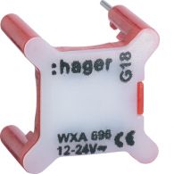 WXA696 - Voyant pour interrupteur gallery 12/24V rouge