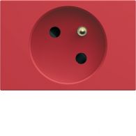 WXF421R - Prise de courant speciale goulotte gallery 2P+T 16A rouge