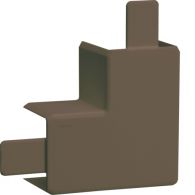 LFF2003558014 - Angle plat cache de découpe pour goulotte LF/LFF 20x33mm marron