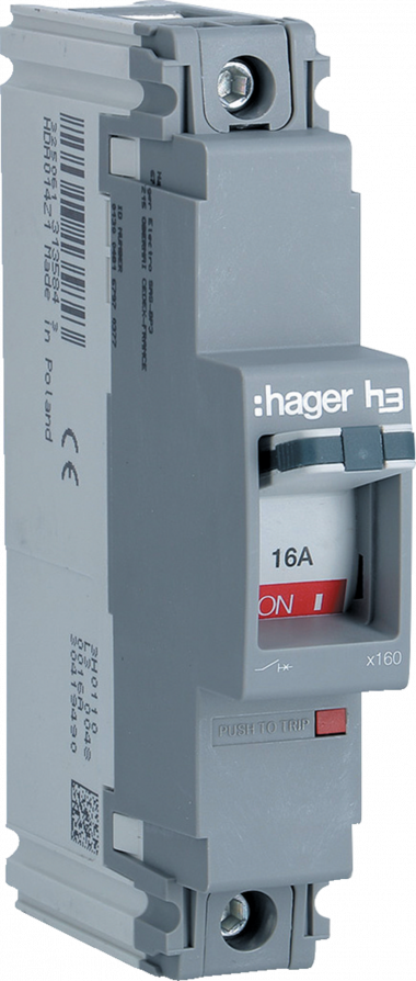 Hager HMT251JR Disjoncteur Boitier Moulé h3+ P250 LSI 4P4D N0-50-100% 250A  50kA FTC
