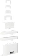 ATA205089010 - T piece for ATHEA trunking 20x50mm in pure white