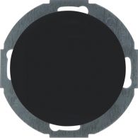10092035 - Blind plug centre plate, R.classic, black glossy