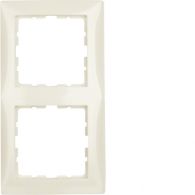 10128982 - Frame 2gang, S.1, white glossy