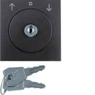 10811606 - Cen.plate lock+push lock funct. f.switch f.blinds,key can be rmvd,B3/7,ant.