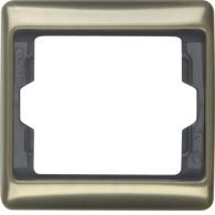 13140001 - Frame 1gang Arsys light bronze, metal
