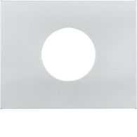 11657003 - Centre plate for push-button/pilot lamp E10, K.5, al., matt, lacq.