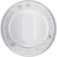 16322089 - Centre plate for mechanical timer, R.1/R.3, p. white glossy