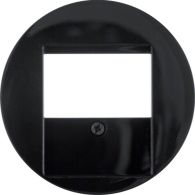 6810332045 - Centre plate TDO cut-out, R.1/R.3, black glossy