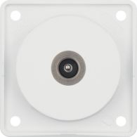 945112512 - Integro Inserts- Aerial Connector Box TV, Solder Connection, Polar White Matt