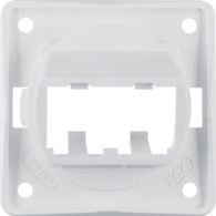945592509 - Integro Insert- Supporting Plate for 2 Mini-Com Modules Polar White Glossy
