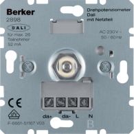 2898 - DALI rot. potentiometer power supply, soft-lock, light control
