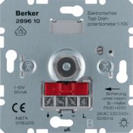 289610 - 1-10 V push-button rot. potentiometer, NO contact, soft-lock, light control