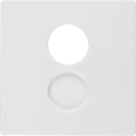 11966089 - Centre plate for loudspeaker soc. out., Q.x, p. white velvety