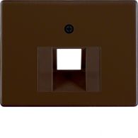 14070001 - Centre plate for FCC soc. out., arsys, brown glossy