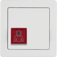 52066089 - Call button frame, Q.1, p. white velvety