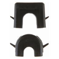 181305 - Cable + duct entry, surface-mtd, black