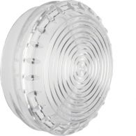 1220 - Cover, flat, for pilot lamp E14, light control, clear, trans.