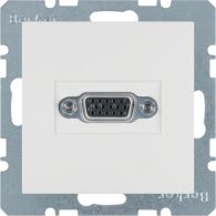 3315401909 - VGA soc. out., S.1/B.3/B.7, p. white, matt, plastic